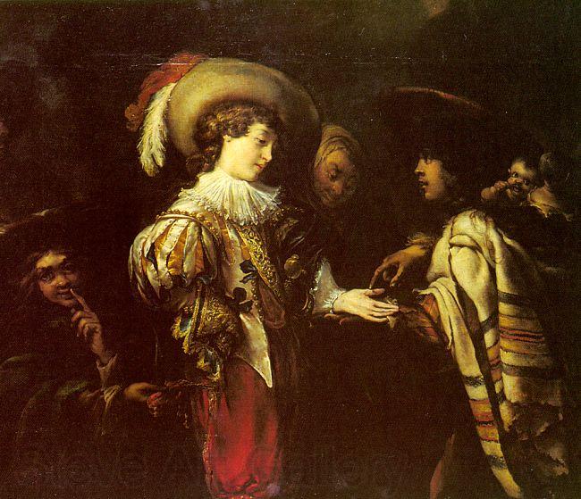 Jan Cossiers Fortune Telling Spain oil painting art